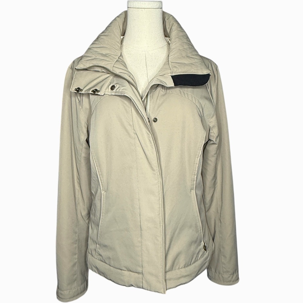 NILS Insulated Ski‎ Jacket Snowboard Jacket Beige Size 10